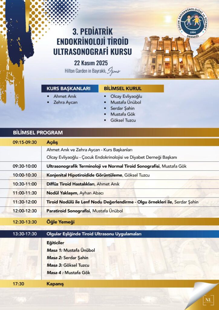 3. Pediatrik Endokrinoloji Tiroid Ultrasonografi Kursu