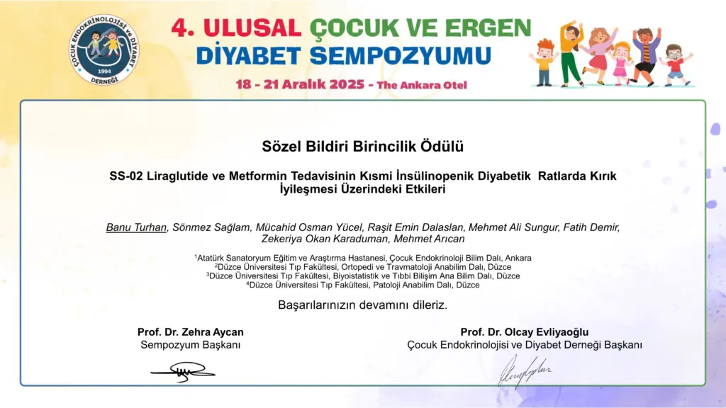 4. Ulusal Çocuk ve Ergen Diyabet Sempozyumu başarıyla gerçekleştirildi