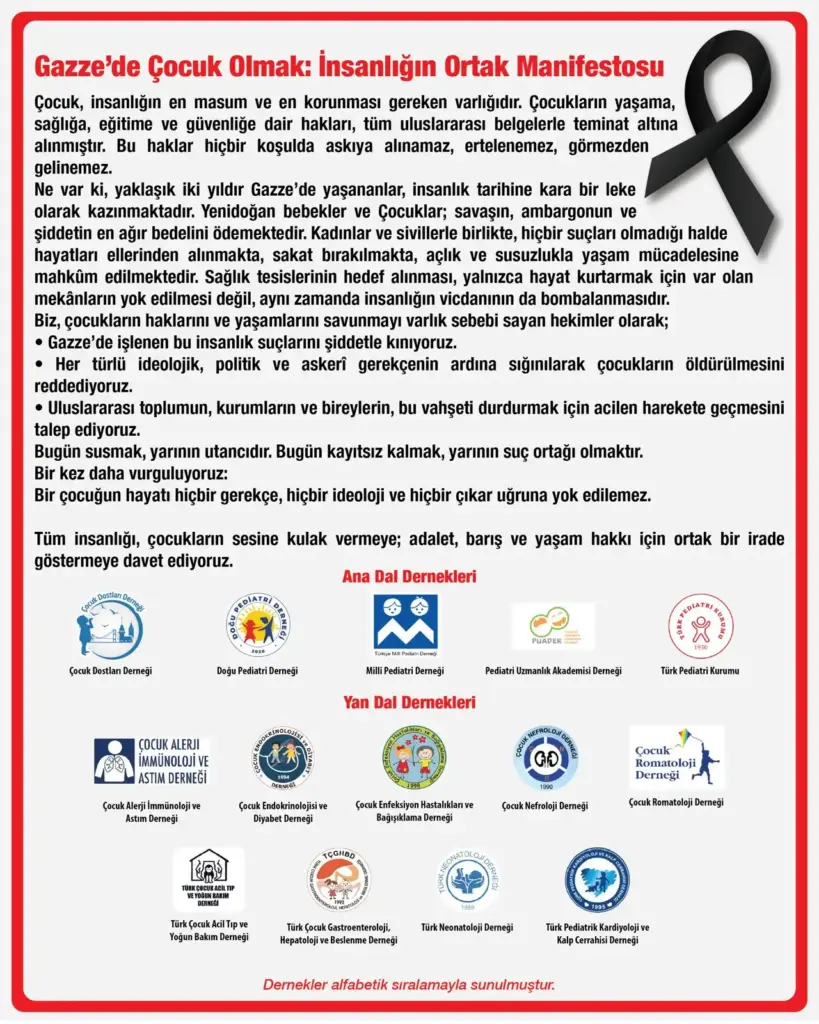 Gazze’de Çocuk Olmak: İnsanlığın Ortak Manifestosu