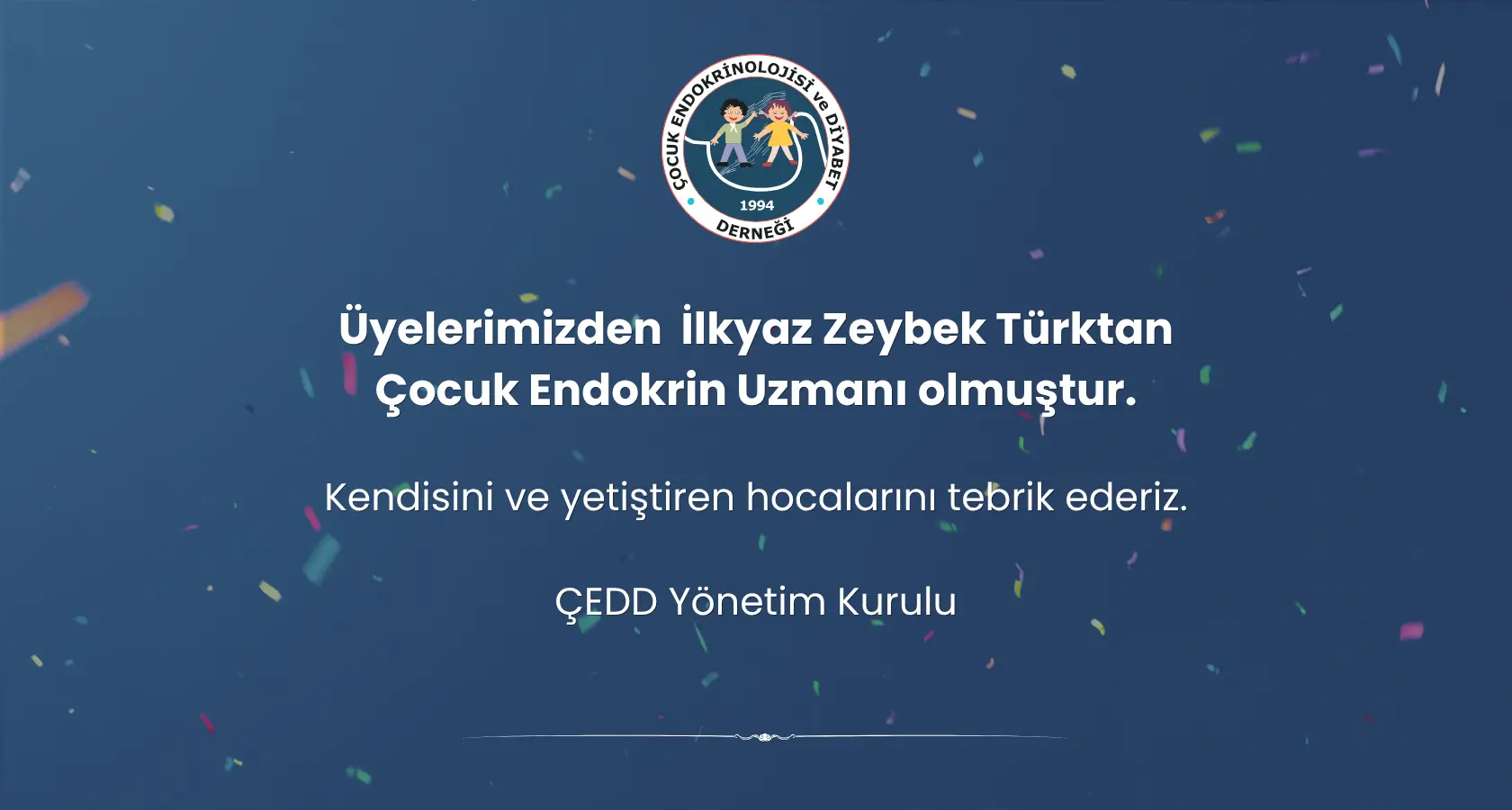 İlkyaz Zeybek Türktan Çocuk Endokrin Uzmanı olmuştur