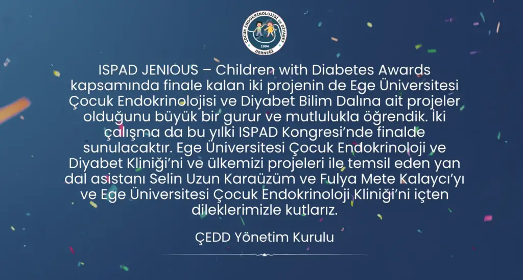 ISPAD JENIOUS – Children with Diabetes Awards
