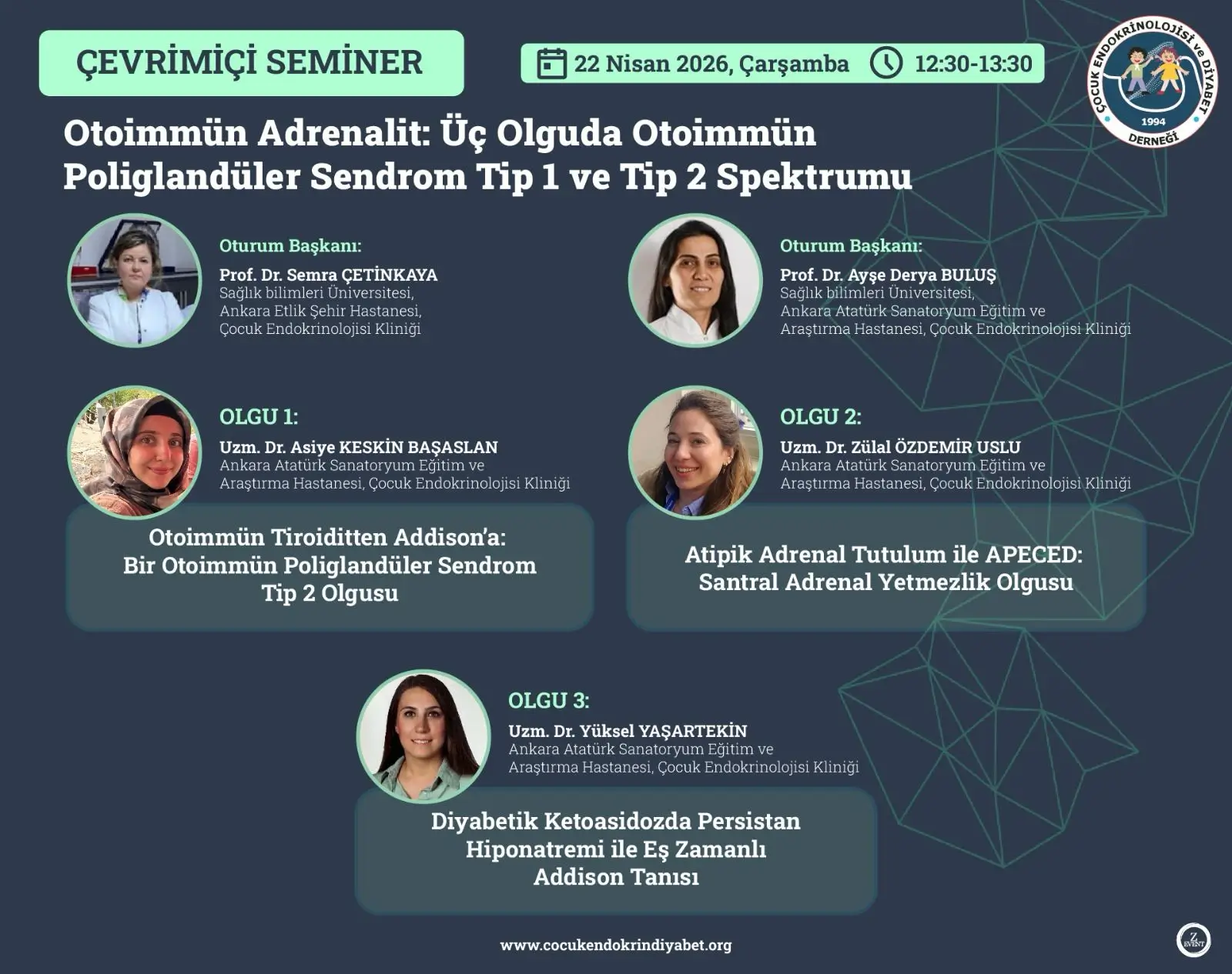 Otoimmün Adrenalit: Üç Olguda Otoimmün Poliglandüler Sendrom Tip 1 ve Tip 2 Spektrumu